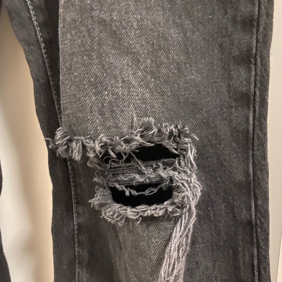 high waisted BDG black distressed denim flare jean - Picture 3 of 5